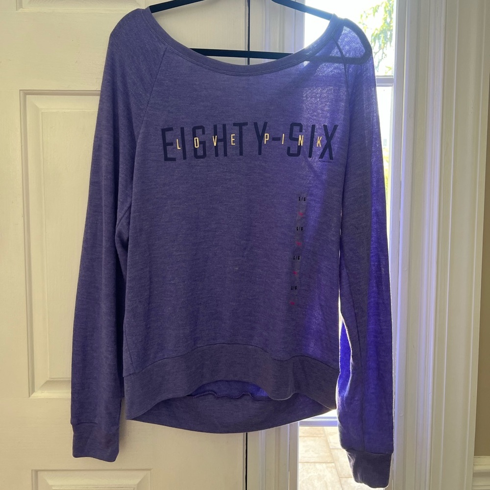 PINK Victoria's Secret Purple Love Tee